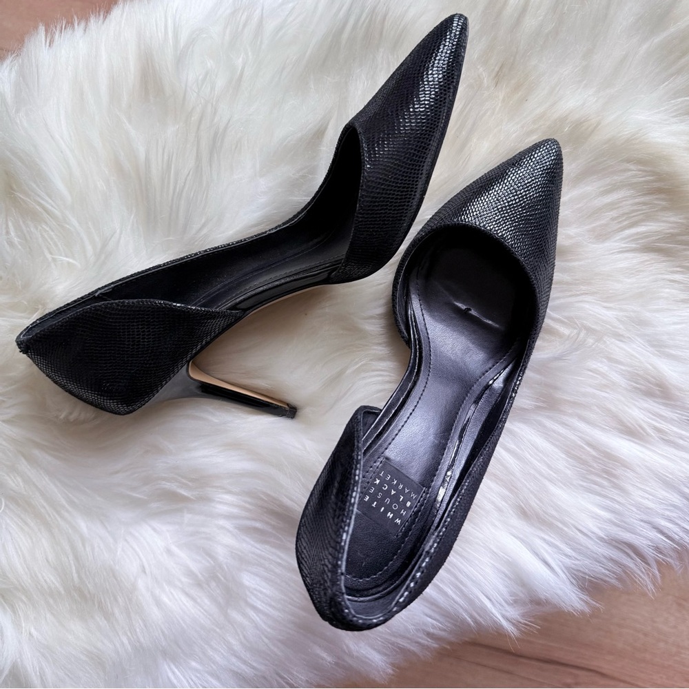 Black House White Market Shiny D'Orsay Pumps - Picture 5 of 11